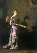 Thomas Eakins The Pathetic Song oil